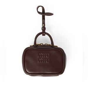 Miu Miu Leather Trick Bag Charm